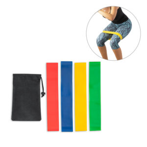Conjunto de 4 bandas elásticas com bolsa de non-woven – BS99970